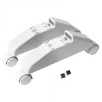 Крачета за конвектор Airelec. Съвместими с модели Basic, Basic Pro, Tactic и Tactic Pro. Комплект С КОЛЕЛЦА в бял цвят