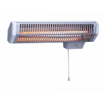 Кварцова печка Applimo Quartz 2 - 1200W (с двойна изолация). Безопасна за стенен монтаж в бани, стаи, сухи и мокри помещения (последна бройка)