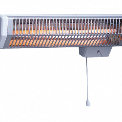 Кварцова печка Applimo Quartz 2 - 1200W (с двойна изолация). Безопасна за стенен монтаж в бани, стаи, сухи и мокри помещения (последна бройка)