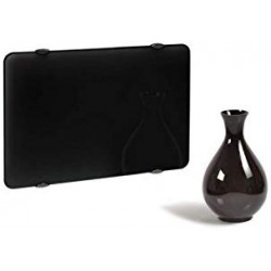 Инфрачервен радиатор CAMPAVER ULTIME, Черен, 1500W. Безопасен, тих и икономичен лъчист радиатор със стойка за стена и електронен дисплей (изчерпан)