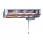 Кварцова печка за баня QUARTZ 2 - 600W (с двойна изолация). Безопасна за стенен монтаж в стаи, мокри и сухи помещения (изчерпана наличност)