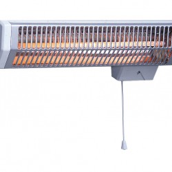 Кварцова печка за баня QUARTZ 2 - 600W, с двойна изолация. Безопасна за стенен монтаж в стаи, мокри и сухи помещения. Изчерпана наличност